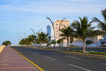 Peaceful waterfront promenade overlooking the Red Sea in Umluj, Saudi Arabia © Alexandre ROSA