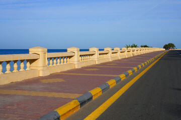 Peaceful waterfront promenade overlooking the Red Sea in Umluj, Saudi Arabia © Alexandre ROSA