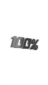 3d loading countdown percentage timer loading animation, on white background, content creator, game streaming animation