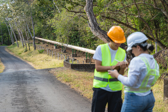 Engineers discussing geothermal energy development in costa rica