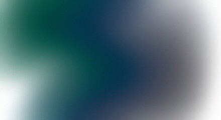 Fototapeta premium Soft gradient blur transitioning from teal to gray illustration