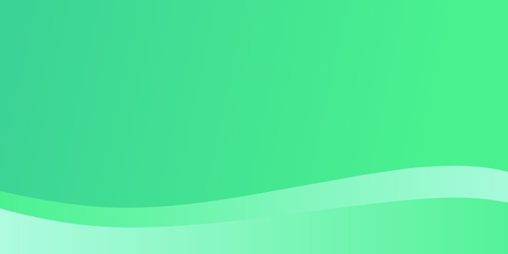Abstract green gradient background with smooth wave shapes, fresh modern design ideal for eco themes, presentations, websites, branding, nature concepts, and clean digital backgrounds.