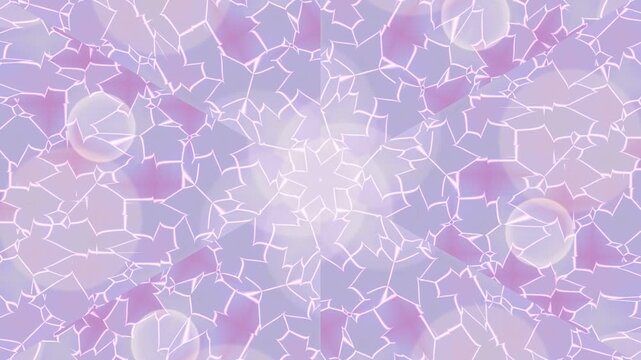 Purple Mosaic Background With Pink Accents.