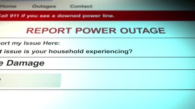  Report an Electrical Outage Generic Form - Tree Damage