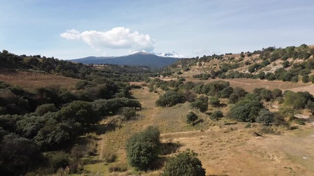 Vista del Nevado de Toluca desde Calimaya 6