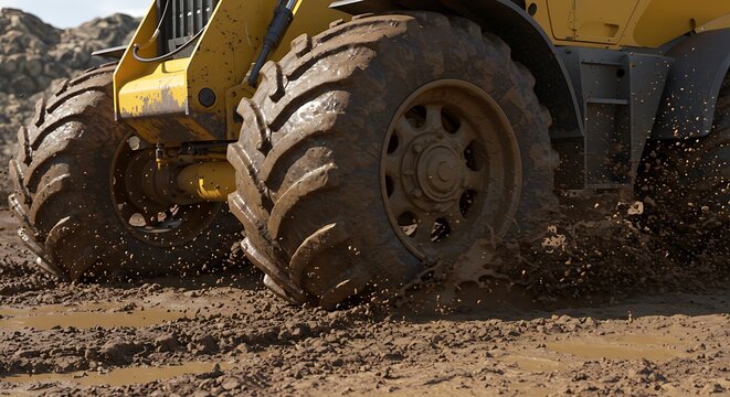 Mud, Metal, Motion: A 3D Render