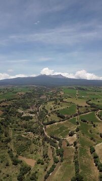 Vista del Nevado de Toluca desde Calimaya