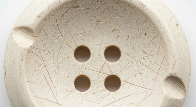 Ceramic Ashtray with Four Holes.