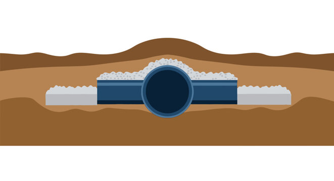 Underground pipe construction and infrastructure development with protective casing