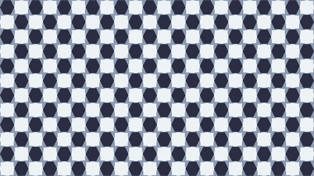 Seamless Hexagon Pattern Texture vector illustration