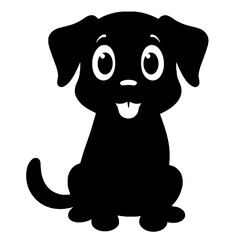 Fototapeta premium Dog SVG, Cute Puppy Svg, Puppies Silhouette Svg, Puppy Cut Files, Dog Lover Svg