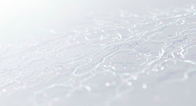 Abstract Digital Circuit Board Network Background