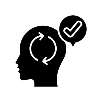 Rectitude glyph icon