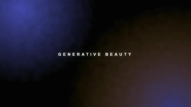 Generative Beauty: Abstract AI Art Background with Modern Gradient Design