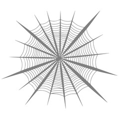 Obraz premium Realistic spider web vector illustration set isolated on transparent background. Creepy cobweb corner decoration for Halloween design, spooky gothic gothic aesthetic, hand-drawn net pattern graphic.