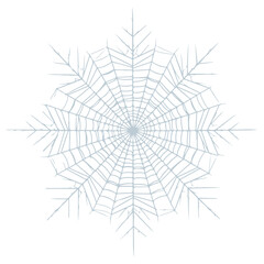 Obraz premium Realistic spider web vector illustration set isolated on transparent background. Creepy cobweb corner decoration for Halloween design, spooky gothic gothic aesthetic, hand-drawn net pattern graphic.