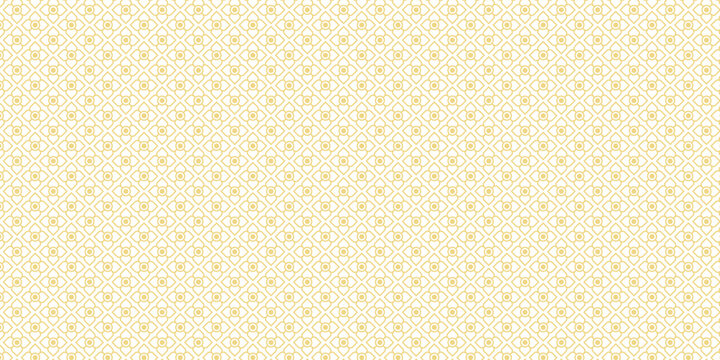 Thai pattern with golden floral background. Traditional Thai seamless pattern featuring flowing Thailand-inspired geometric shapes in gold on a light background.