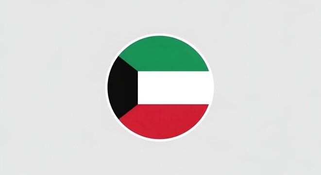 Kuwait flag symbol icon national.