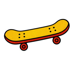 skateboard isolated on white © Assara