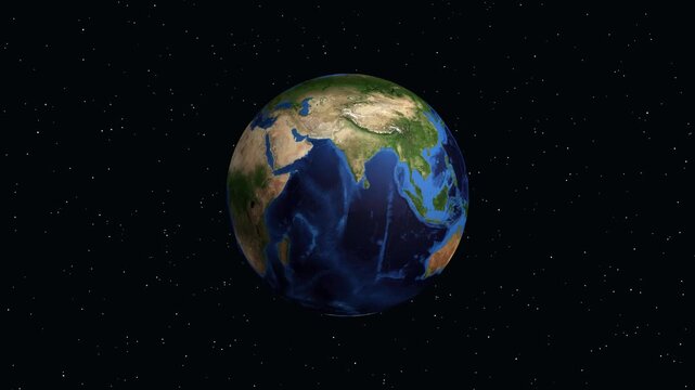 Earth Zoom Animation to Silchar India with Geographic Data Overlay