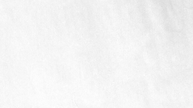 White crumpled paper texture background animation loop. Clean blank page stop motion video overlay.