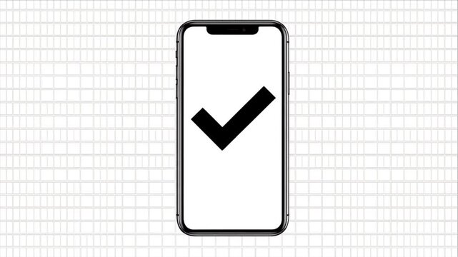 QR code payment on white grid for retail checkout