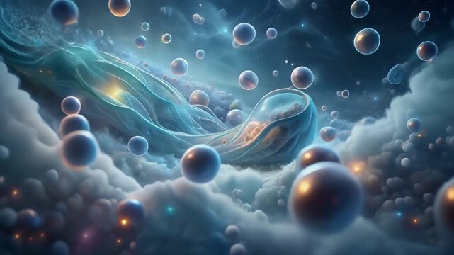 Autophagy A Cinematic Microscopic World of Molecular Vesicles Emerging in a Dense Field