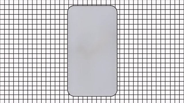 QR code transit pass on white grid for transport