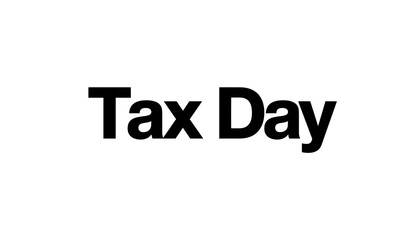 Fototapeta premium A person preparing for Tax Day with financial documents and a calculator