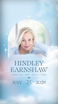 Funeral Slideshow Video Template for Memorial Tribute, Remembrance & Obituary Video