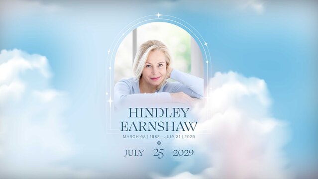 Funeral Slideshow Video Template for Memorial Tribute, Remembrance & Obituary Video