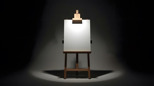A Canvas Awaiting Inspiration, Spotlight on Potential: The Sanctuary of Creation