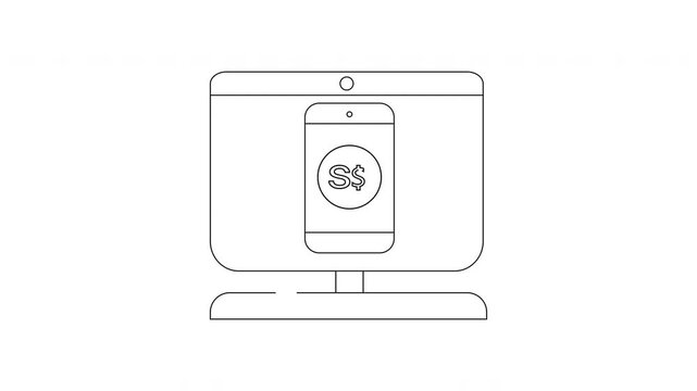 Online Payment System Illustration - Secure Digital Transactions.