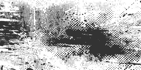 Abstract grunge texture of a gritty, splattered ink overlay, revealing a sense of raw industrial design.