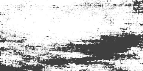 Fototapeta premium Abstract grunge background featuring a black ink splat design with a dirty paint texture and a splatter border pattern on old paper art illustration