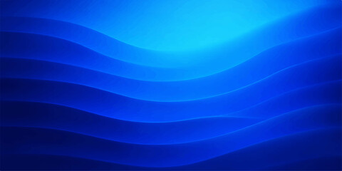 Fototapeta premium A soft digital illustration of flowing blue waves and light curved lines creates an abstract motion texture with a swirl pattern for a modern vector wallpaper backdrop