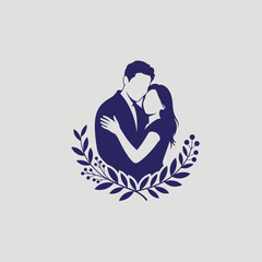 Obraz premium vector illustration of a man with woman