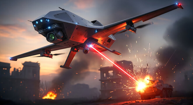 An explosion of fire fills the sky as a military fighter jet maneuvers through the clouds during a high-stakes aviation flight