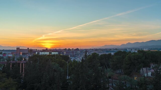 atardecer el che alicante