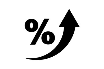 Percentage arrows Percentage arrows up and down icon set showing growth decline financial trend collection Growth icon set. Containing arrow up, growing graph, business chart icons percentage change  © Jhon