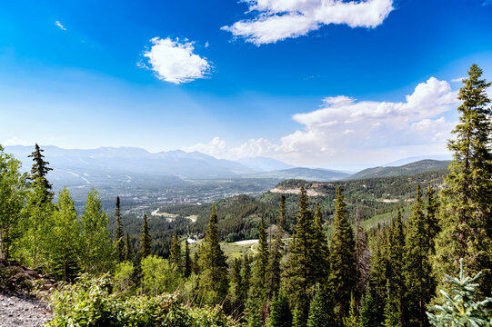 Trail overlook in Dillon, Colorado