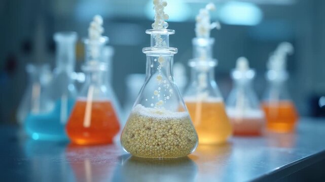 Precision fermentation: lab-grown proteins forming in bioreactor tanks, food tech revolution