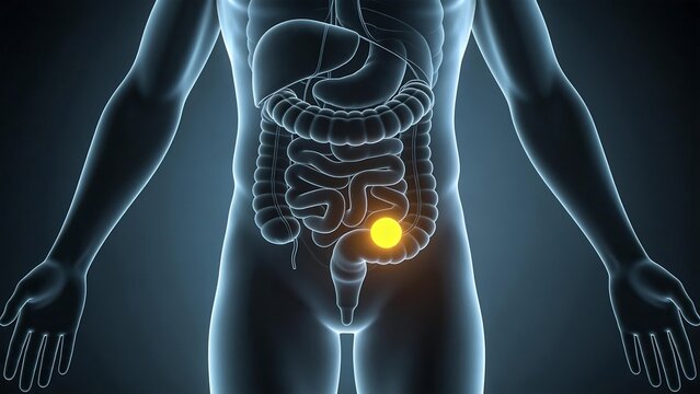 Human body internal organs diagram