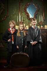 Fototapeta premium arrival to magic school