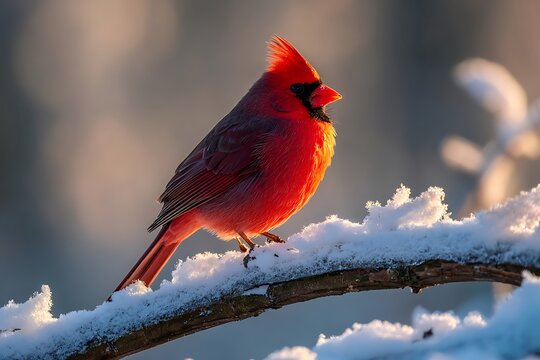 cardinal on a branch