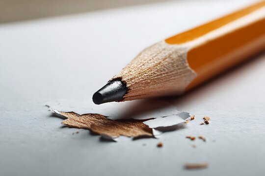 close up of a pencil