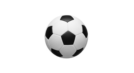Fototapeta premium Soccer ball isolated, sports equipment for football game.