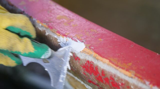 Filling fiberglass boat gunwale with filler