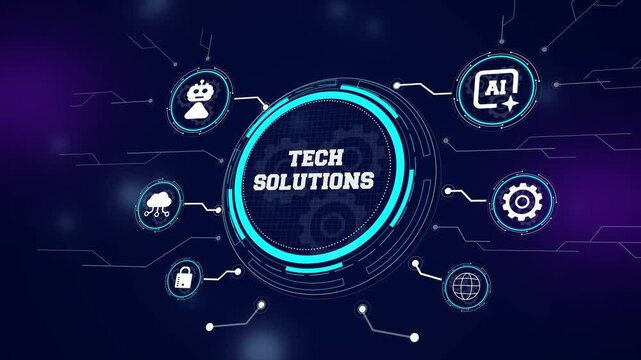 Innovative tech solutions platform prioritizing complex problem solving and automated system integration for modern corporate and industrial environments