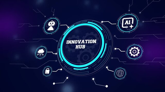 Advanced innovation hub platform prioritizing creative technological development and automated system integration for modern enterprise and business projects